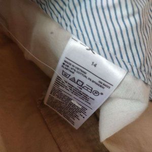 Women's old navy tan shorts size 14